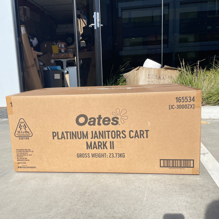 Oates JC-3000ZXC Platinum Janitors Cart Iconic