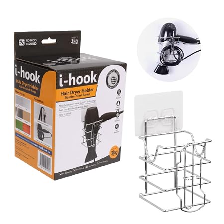 i-hook Hair Dryer Holder