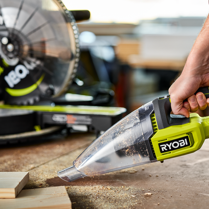 Bunnings Ryobi VACUUM HAND CORDLESS RYOBI 18V SKIN ONLY RHV18