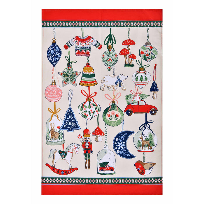 NSIMG-SHA256:8177ec5edae8ef32ac28128db057008a8750a3659fca0b173350675ecef28c28 · Isalbi Ulster Weavers Christmas Ornaments Tea Towel Multi-Coloured