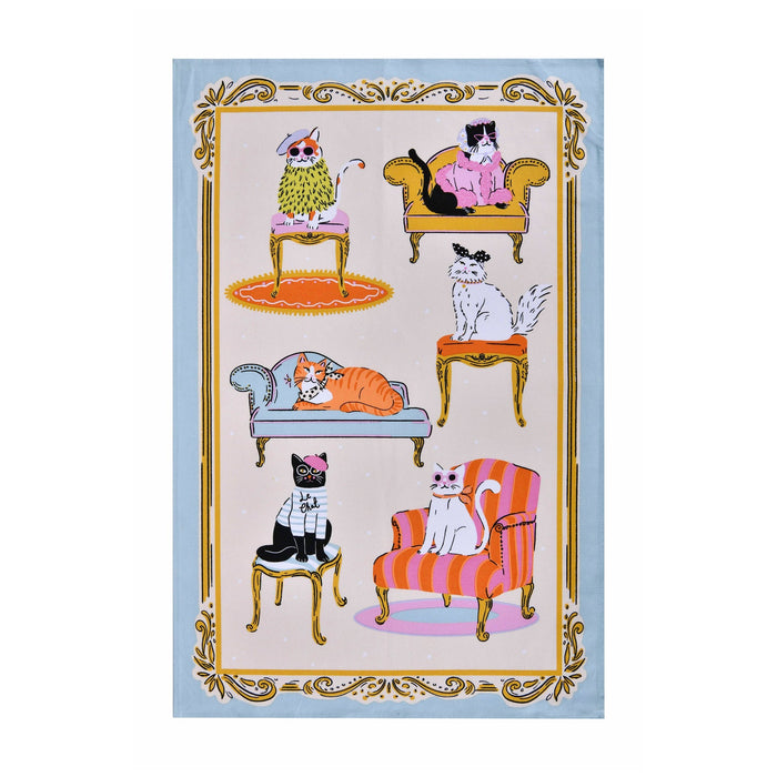 NSIMG-SHA256:8428f97f70039b3d2dac5ee5bf8df2e985920e12e1f5f976a77fa127fe1f3767 · Isalbi Ulster Weavers Cool Cats Cotton Tea Towel Multi-Coloured