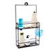Isalbi Umbra Cubiko Shower Caddy Black