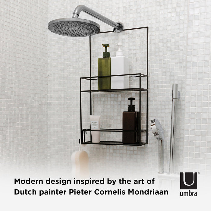 Isalbi Umbra Cubiko Shower Caddy Black