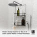 Isalbi Umbra Cubiko Shower Caddy Black