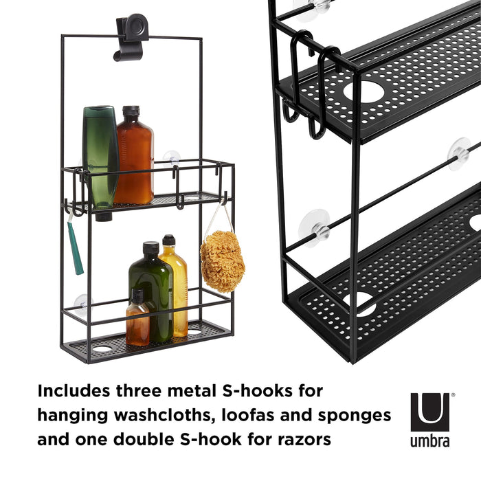 Isalbi Umbra Cubiko Shower Caddy Black