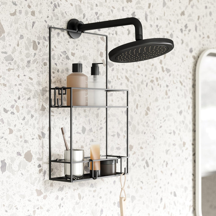 Isalbi Umbra Cubiko Shower Caddy Black