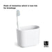 NSIMG-SHA256:9bfdd811f515fd3c150706dbd38c2a369118489fc69fa481110440bb31bc24dc · Isalbi Umbra Step Toothbrush Holder White