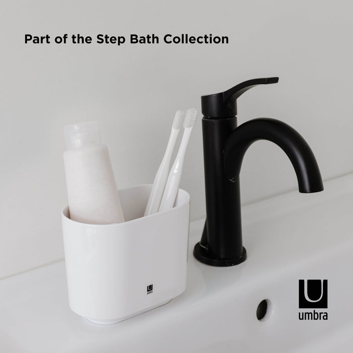NSIMG-SHA256:cc88801fceb97d6ba769bdbe5795e5f2e7afc4143b765f695c5f8588cb329648 · Isalbi Umbra Step Toothbrush Holder White