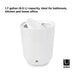NSIMG-SHA256:3820cefb38c09da8bed954e91f51066ad27a1fe15444333cdae09dee22f0eaa5 · Isalbi Umbra Step Waste Can with Lid White