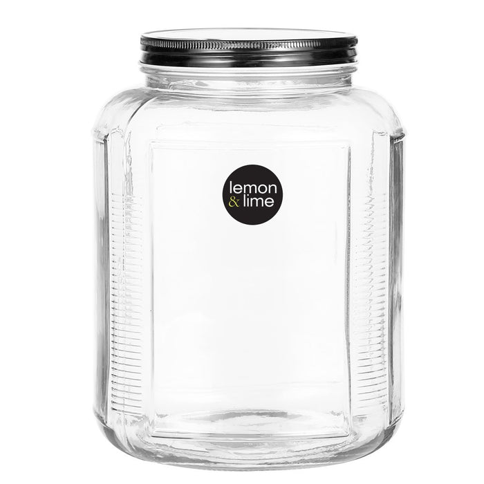 Lemon & Lime ASCOT GLASS JAR 4.5L