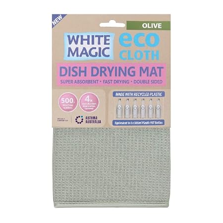 Dish Drying Mat Olive