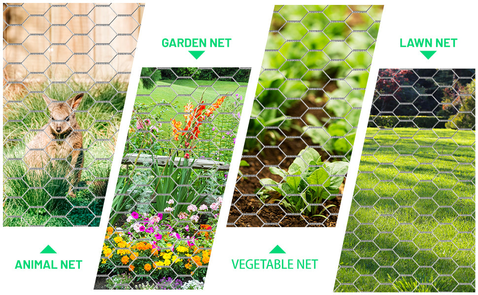 Diverse Rally Hexagonal Wire Netting Collection - 13mm to 50mm Apertures, 0.55mm to 1mm Wire, Widths up to 1800mm - Perfect for Fencing & Gardens
