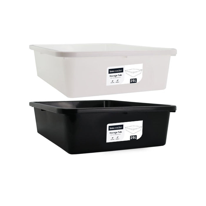 Boxsweden Heavy Duty Storage Tray 25L 52.5X42.5X12.5Cm