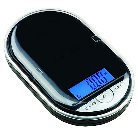 POCKET DIGITAL SCALE 0.02G/200G BLACK