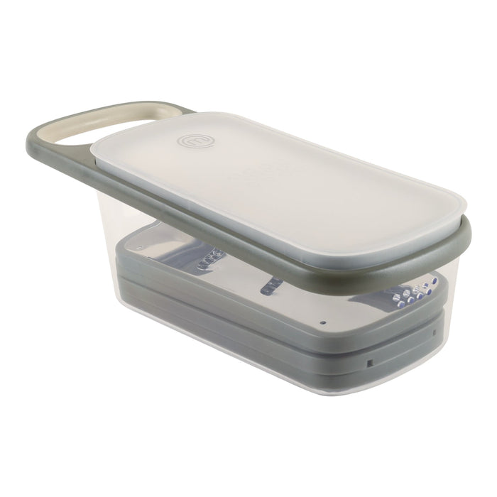 MasterChef Sage Gadgetra Food Slicer Sage & Clear