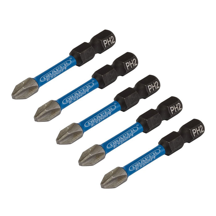 Draper 2Pc 50mm No2 Cross Slot Screwdriver Bit