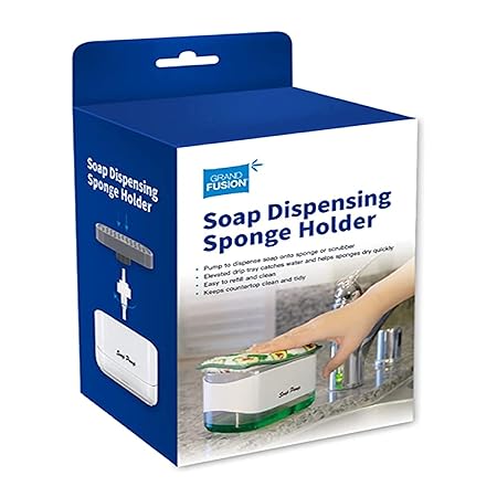 SOAP DISPENSING SPONGE HOLDER
