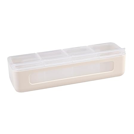 4 COMPARTMENT SNACKLE BOX IVORY