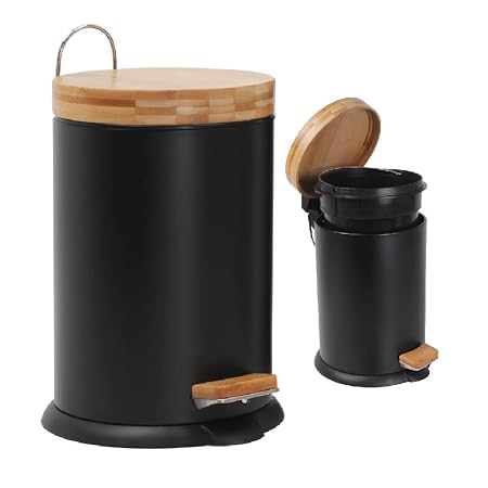 Eco Basics Rubbish Bin 3L - Black