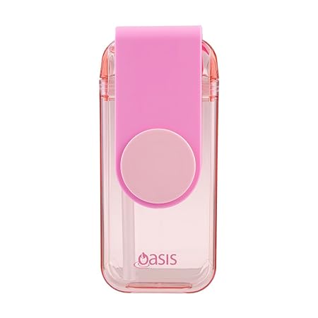 KID'S TRITAN JUICE BOX W/ STRAW 300ML PINK