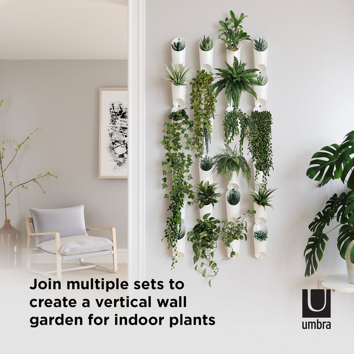 NSIMG-SHA256:3c49ab378804b33b989fd21ac2db4b4d8eab3811df7758fd8076bb8ce3235bd9 · Isalbi Umbra Floralink Wall Vessel White