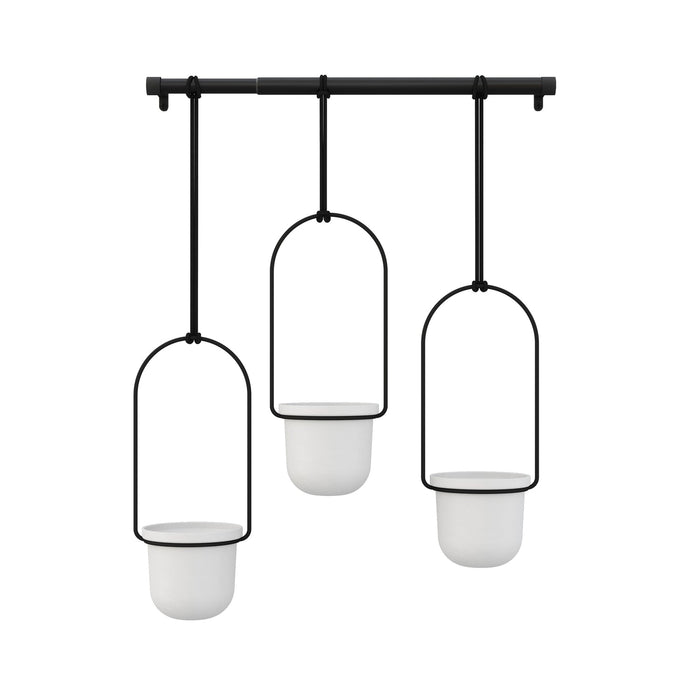 NSIMG-SHA256:15b972f437874c51cfe8d53c374b81bb2e7fb5a27c0ff1a8cf042aa6cdf5de1d · Isalbi Umbra Triflora Hanging Planter White & Black
