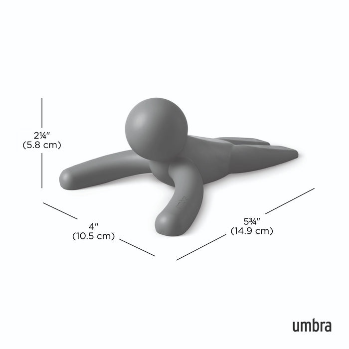 Isalbi Umbra Buddy Doorstop CDU 6pcs Charcoal