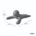 Isalbi Umbra Buddy Doorstop CDU 6pcs Charcoal