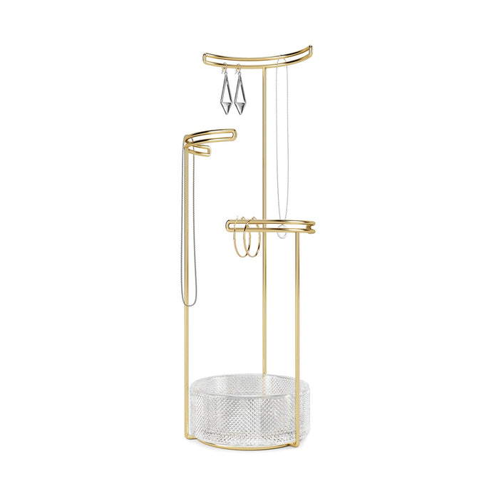 NSIMG-SHA256:27f9dfc5d3049af455ba16e232caaa3ed111f54f2d44b562d1556b449cb01d83 · Isalbi Umbra Tesora Jewellery Stand Glass & Brass