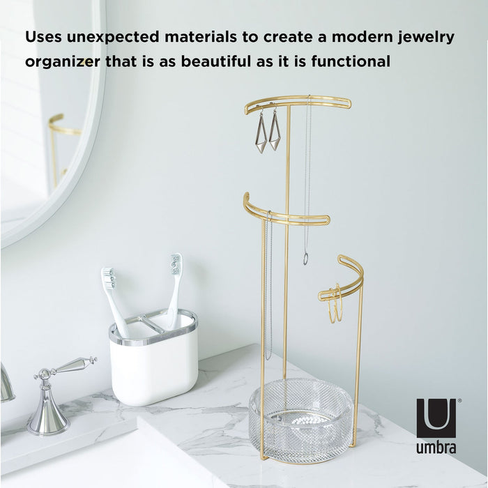 NSIMG-SHA256:57b0ed68efdf2df2451c4541d13eeb9385f76f6b14e08608cef646bd8aa0e119 · Isalbi Umbra Tesora Jewellery Stand Glass & Brass