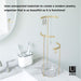 NSIMG-SHA256:57b0ed68efdf2df2451c4541d13eeb9385f76f6b14e08608cef646bd8aa0e119 · Isalbi Umbra Tesora Jewellery Stand Glass & Brass