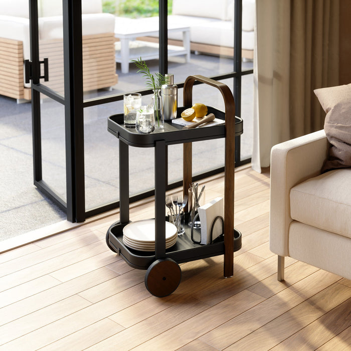 NSIMG-SHA256:776c64498abd2c878bcb890d431bc0ae8f5f2a298ad4deca48319af8b7606ab3 · Isalbi Umbra Bellwood Bar Serving Cart Black & Walnut