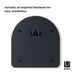 Isalbi Umbra Hubba Arched Mirror Brass
