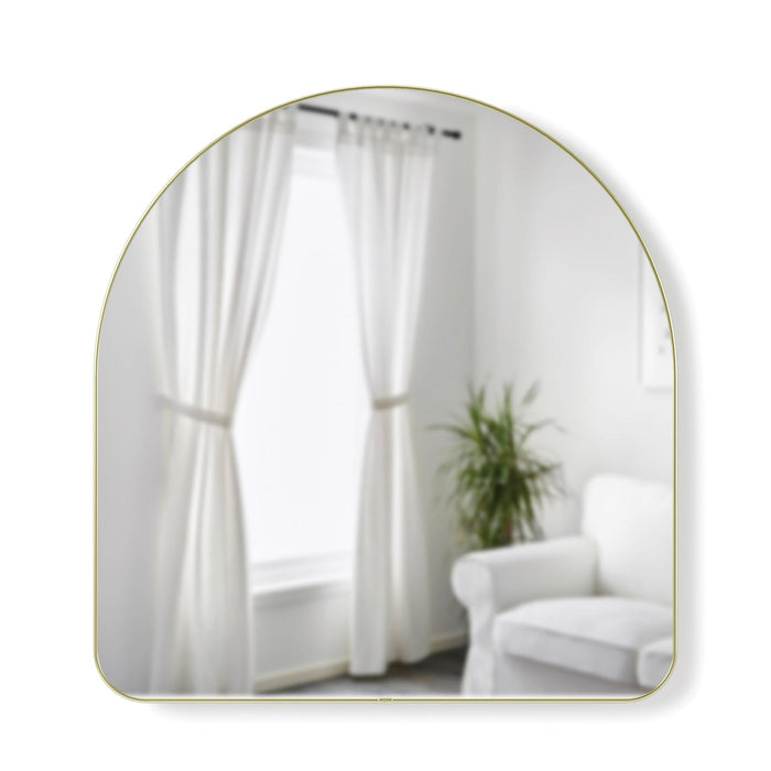Isalbi Umbra Hubba Arched Mirror Brass