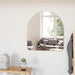 Isalbi Umbra Hubba Arched Mirror Brass