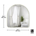 Isalbi Umbra Hubba Arched Mirror Brass