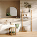 Isalbi Umbra Hubba Arched Mirror Brass