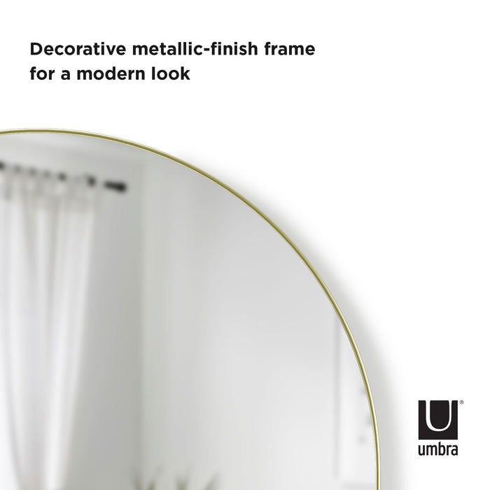 Isalbi Umbra Hubba Arched Mirror Brass