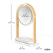 NSIMG-SHA256:65598b291287cb263014461ada2880c275bef6af4a88bf5cb18295128cf1c274 · Isalbi Umbra Bellwood LED Vanity Mirror White & Natural