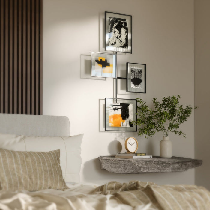 NSIMG-SHA256:748f6eb0869ef4a3ddd02b47dee1fab66e4fa95f4bb67c191a83919cf5579ae5 · Isalbi Umbra Flute Wall Gallery Frame4pcs Set Black