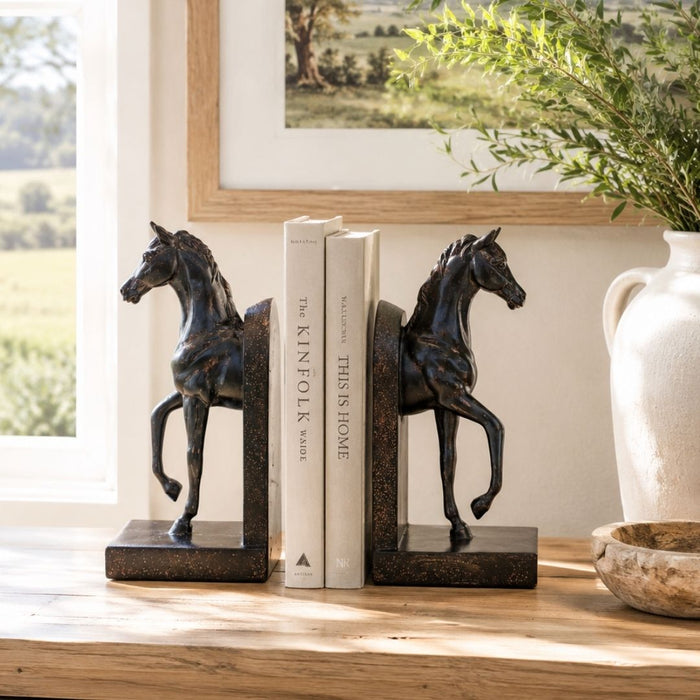 2 set Prancing Horse Book Ends