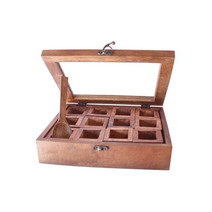 2 set Multi Spice Box Holder + Spoon