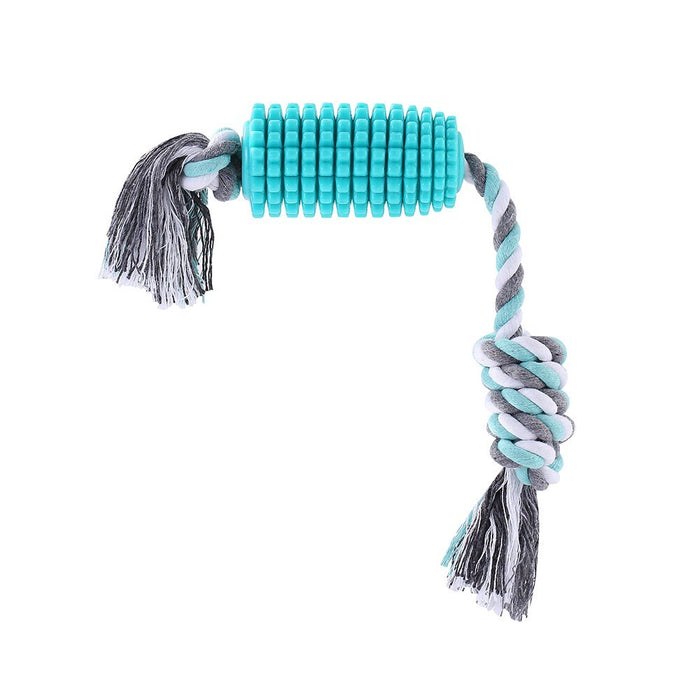 Paws & Claws CORN COB TPR + ROPE DENTAL TOY 41X6CM