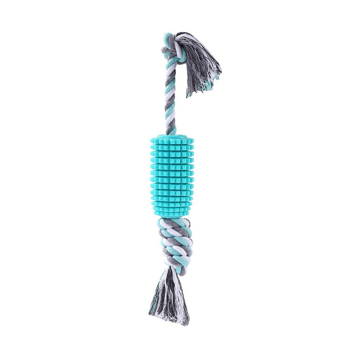Paws & Claws CORN COB TPR + ROPE DENTAL TOY 41X6CM