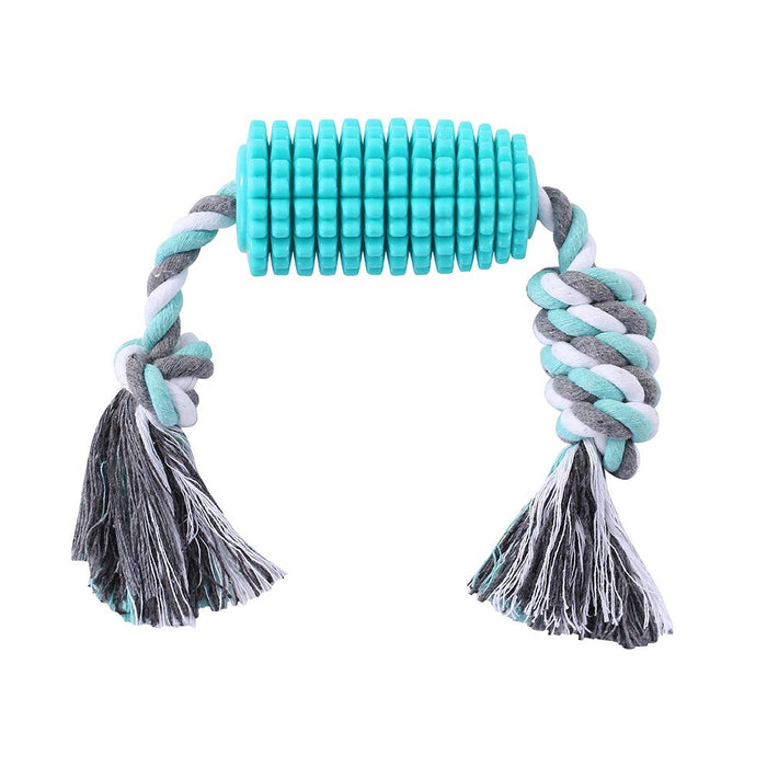 Paws & Claws CORN COB TPR + ROPE DENTAL TOY 41X6CM