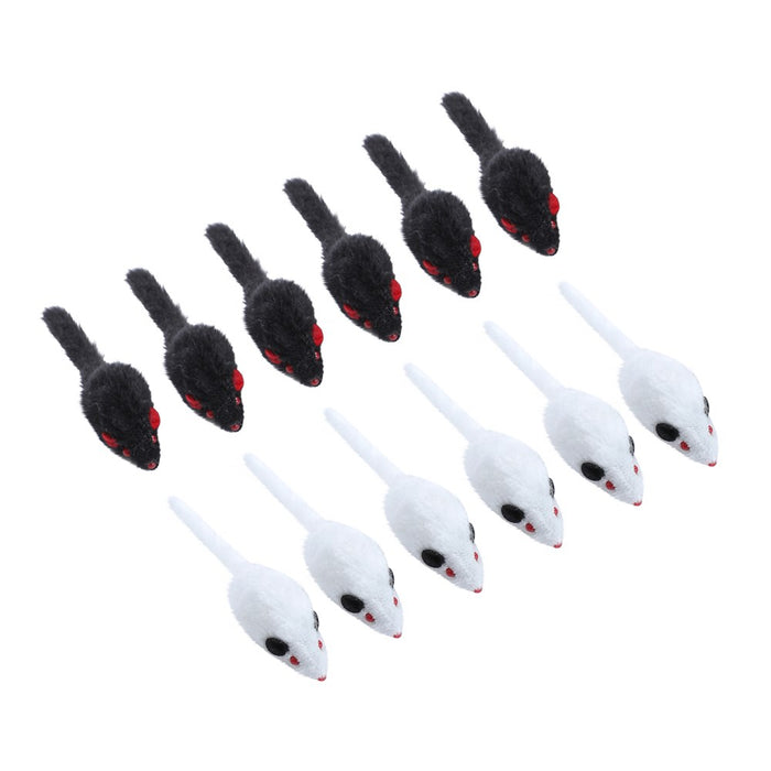 Paws & Claws PLUSH MICE 12PK CAT TOY