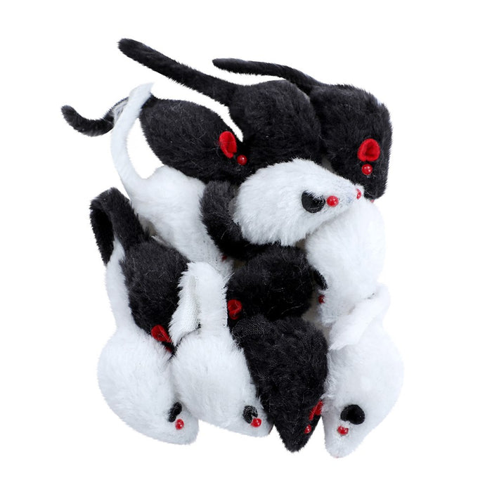 Paws & Claws PLUSH MICE 12PK CAT TOY