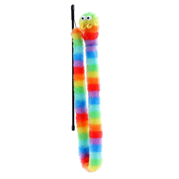 Paws & Claws CARA CAT RAINBOW CAT DANGLER WAND 1.5MT