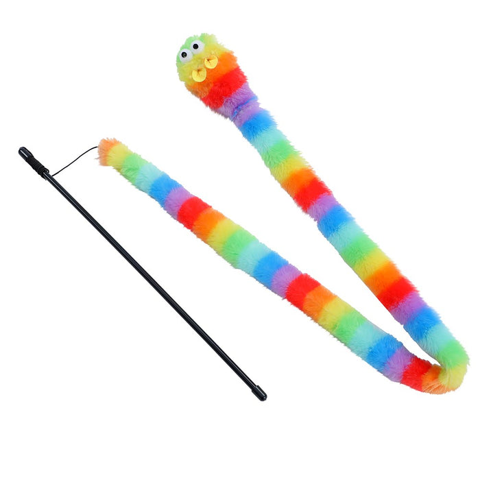 Paws & Claws CARA CAT RAINBOW CAT DANGLER WAND 1.5MT