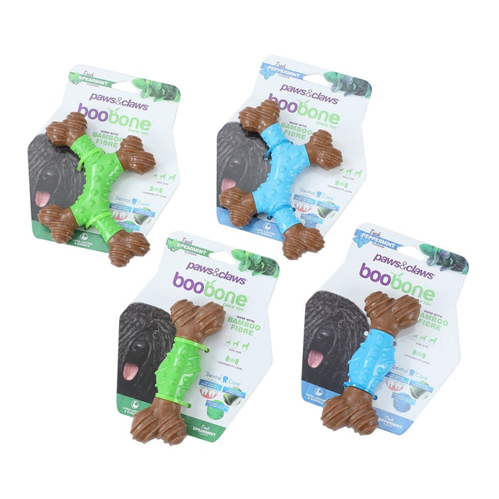 Paws & Claws BOOBONE TPR DENTAL BONE SPEARMINT 15CM